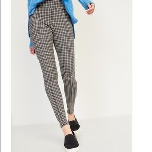 High waisted pattern pants